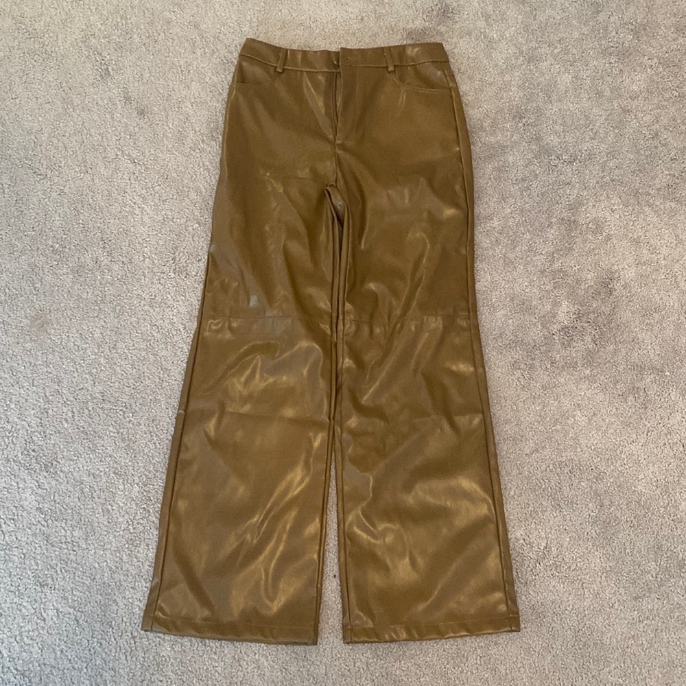Brown Leather Pants